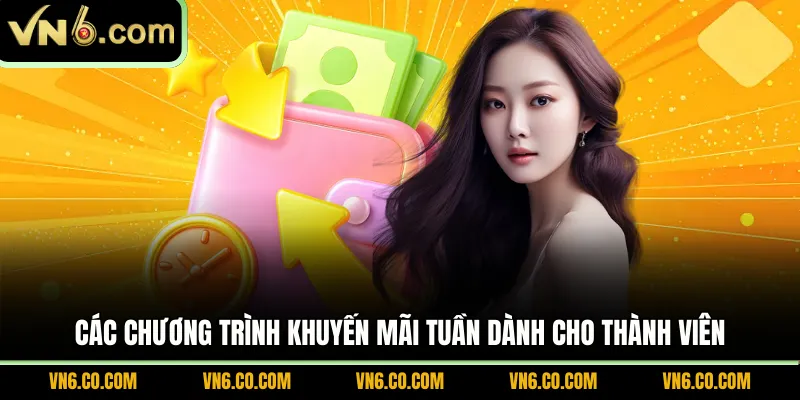 Các chương trình khuyến mãi tuần dành cho thành viên