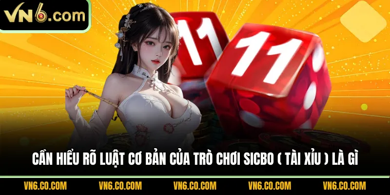 Cần hiểu rõ luật cơ bản của trò chơi sicbo ( tài xỉu ) là gì